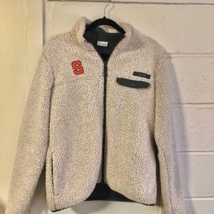 Fuzzy Columbia Syracuse University Zip-Up Fleece